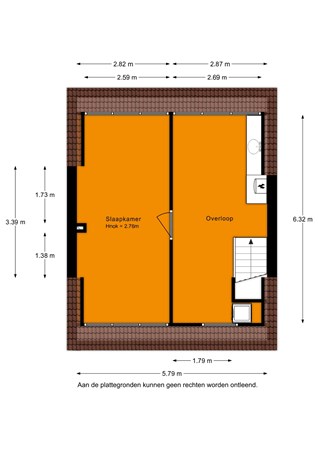 Floorplan - Piet van der Veldenstraat 4, 2371 TC Roelofarendsveen